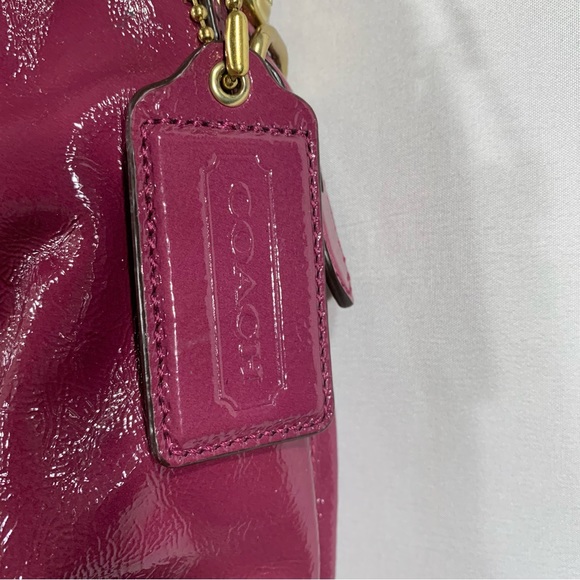 Coach Patent Leather Shoulder Bag - Picture 7 of 13